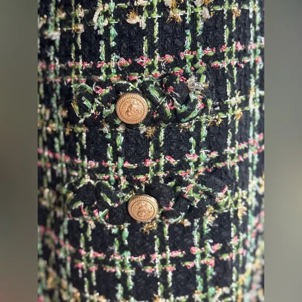 Tuckernuck Holly Tinsel Tweed Long Sleeve Jackie Dress Size Large. A1 - Image 11