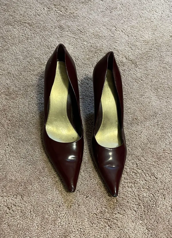 Nine West Dark Red Heels - Image 2