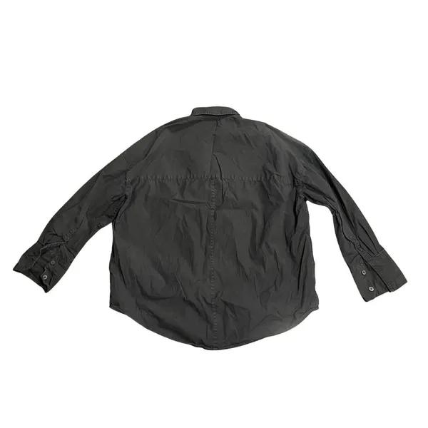 Everlane Everyday Black Button up Collar Shirt SZ Large Relaxed Fit Casual Chic - Image 3