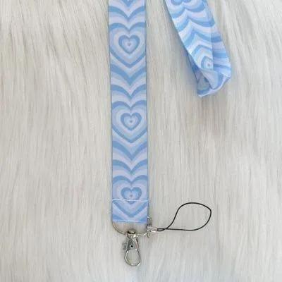 Blue heart lanyard - Image 3