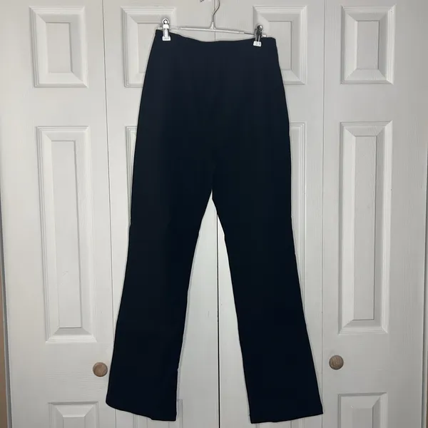 Dress Pants High Waisted Work Pants Women Black Side Zipper - Image 3