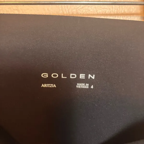 Golden Aritzia Lux‎ Women’s Joggers Pockets Casual Workout Stretch Black Size 4 - Image 7