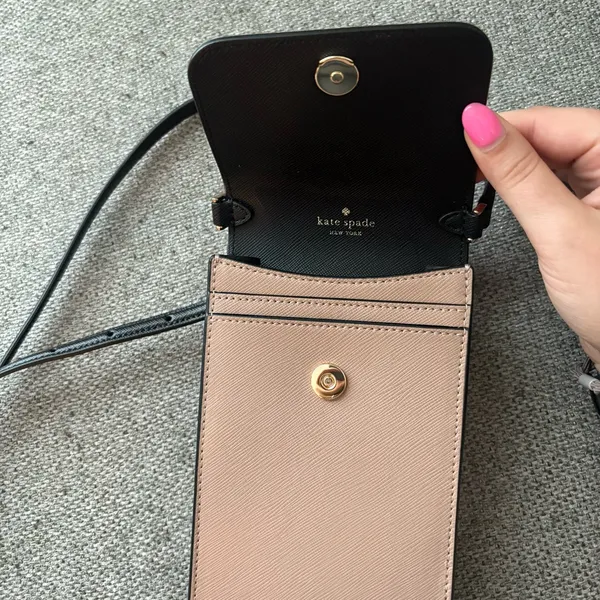 Kate Spade Black and Pink Crossbody Bag - Image 3