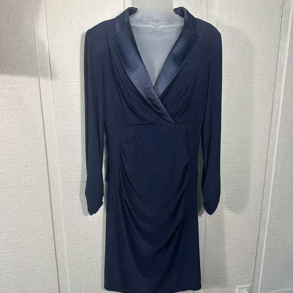 Adrianna Papell Women's Blue Dress Size… - Image 3