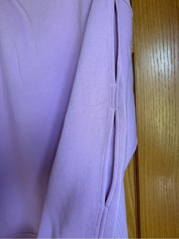 Aerie Très Chic Keyhole Oversized Sweatshirt Women’s XL NWT Icy Lavender - Image 4