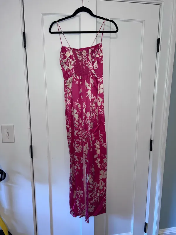 Reformation Frankie Silk Dress Maxi - Image 4