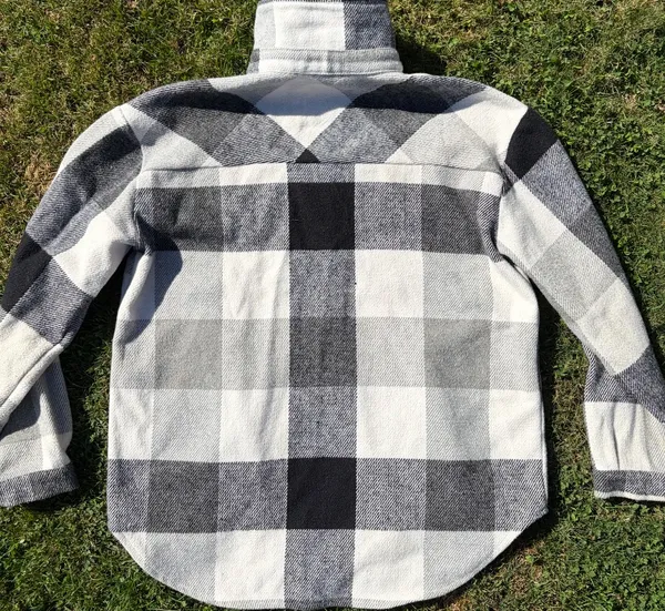 Plaid Button Down Jacket - Image 3