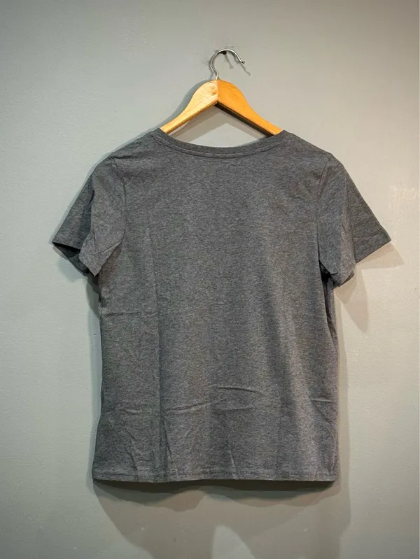 Gray Pact V-Neck Organic Cotton S/S Tee Size S NWOT - Image 4