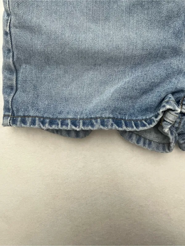 Polo Jean Ralph Lauren Women’s Vintage Distressed Hem Denim Mom Shorts Size 8 - Image 4