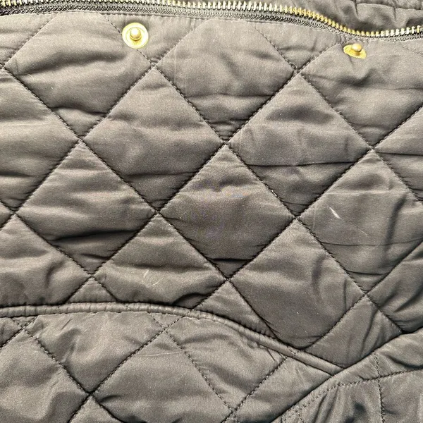 J.Crew Black Quilted Field Puffer Jacket with Gold Hardware Small - Image 5