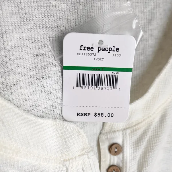 NWT Free People Intimately Dylan Thermal Bodysuit - Image 8