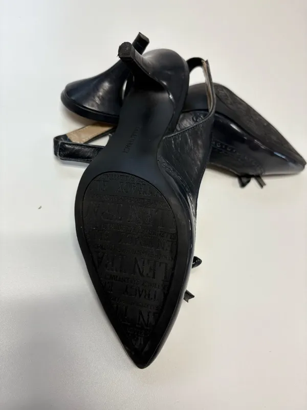 Ellen Tracy - Bindy- Dark Blue Classic Kitten-heel Pump - Size‎ 8. - Image 6