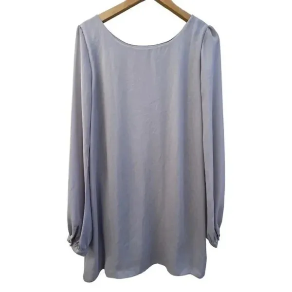 Lulu's Status‎ Update Light Grey Shift Dress Size Large Size​​​ - Image 5
