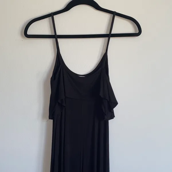 Charlotte Russe Black Ruffle Maxi Dress - Image 8