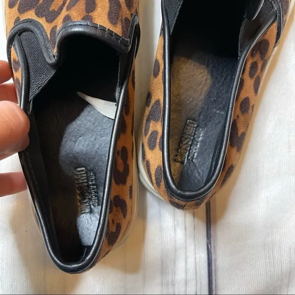 Leopard‎ Print Slip On Shoes Size 7.5 - Image 6