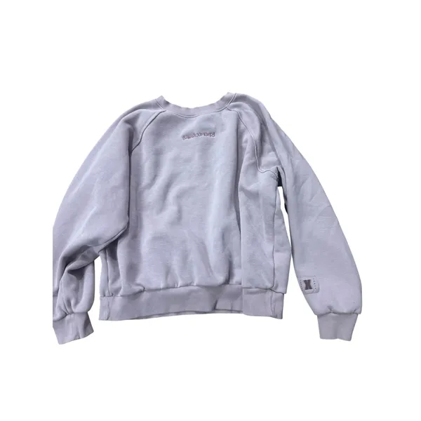 Savage X Fenty Lavender Crewneck Sweatshirt Lounge Medium Minimalist Casual‎ - Image 2