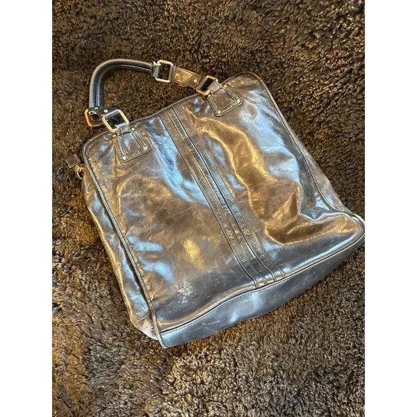 Charles David, black leather bag - Image 9