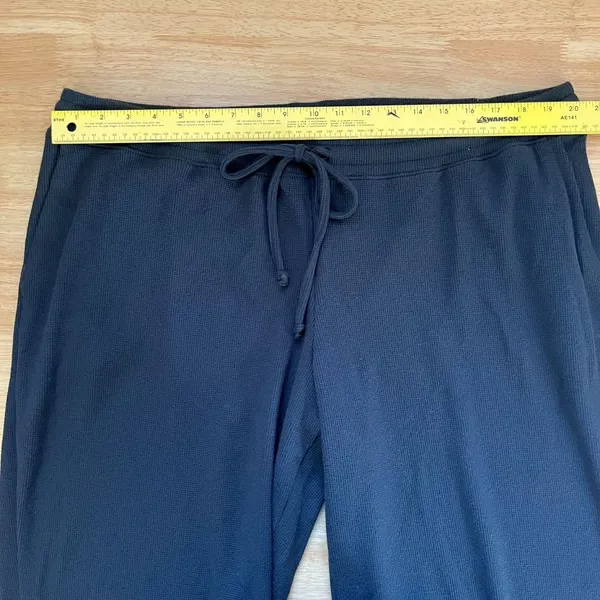 NWT Black Gilly Hicks Baggy Cozy Waffle Pants Size XXL Long - Image 7