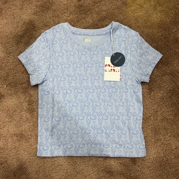 Roller Rabbit Pima Soft Lovely Monkey Baby Tee XS - Image 2