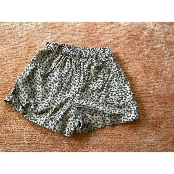 AERIE Beach Beyond Lounge Shorts in Cream/Black Leopard Spot XS - Image 5