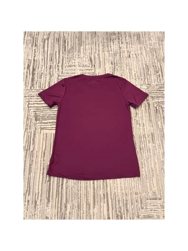 New Under Armour women's XS (semi-fitted) purple Heatgear t-shirt - Image 4