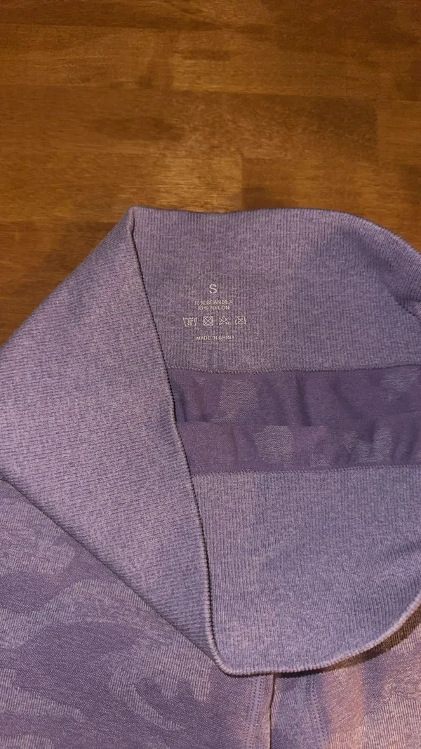 Small Light Purple Camo NVGTN Shorts - Image 3