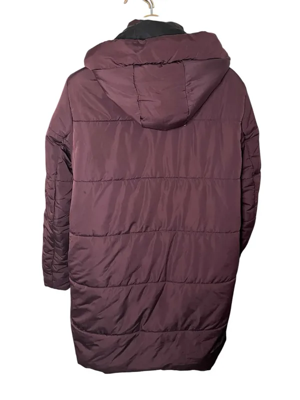 Free Country FreeCycle Puffer Coat Hooded Maroon M - Image 3