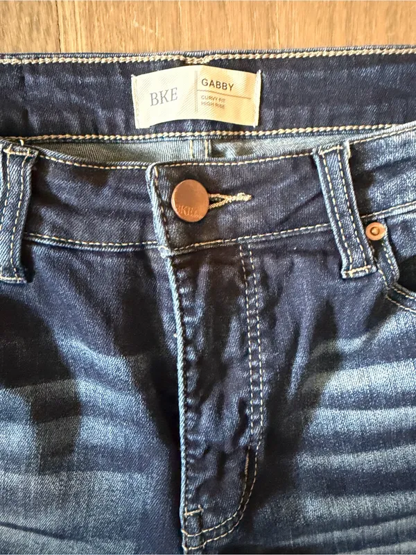 Buckle Dark Blue Men’s Denim Jeans - Classic Fit - Image 6