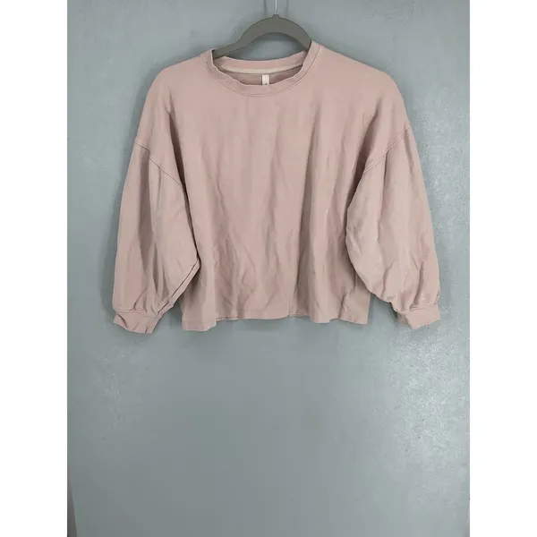 Aritzia The Group by Babaton Womens Knit Top Pink Balloon Sleeve Relaxed Size 1 - Image 2