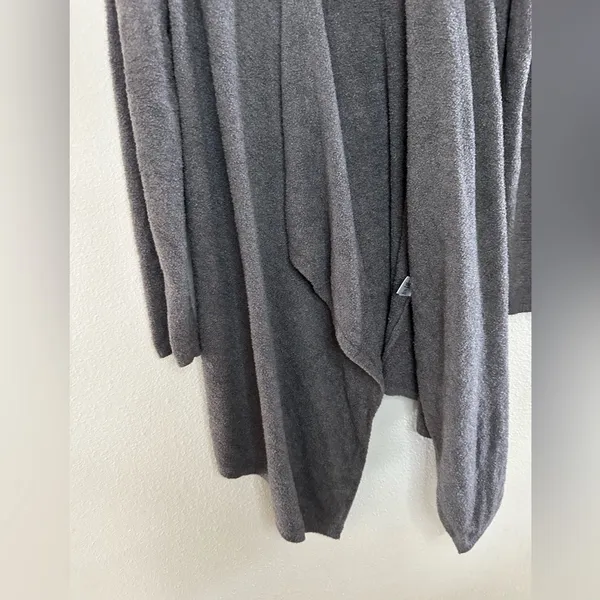 Bamboo CozyChic Lite Island Wrap Cardigan dark grey soft sz l/xl - Image 8