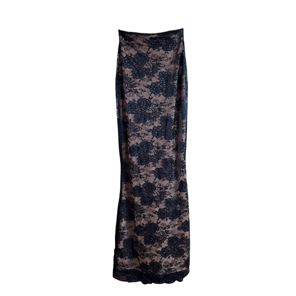 Nookie Heaven Black Lace Maxi Skirt NWT Size Small - Image 3