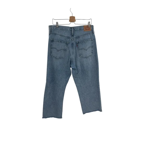 Levis 94 Baggy Jeans Light Wash High Rise Straight Leg Denim Womens‎ 31x31 - Image 4
