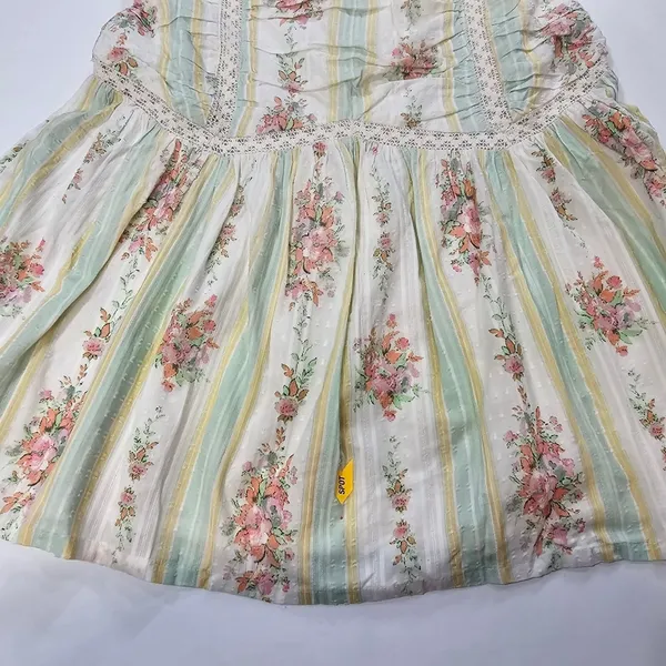 Tularosa Nellie Dress in Vintage Blue Floral Large - Image 6