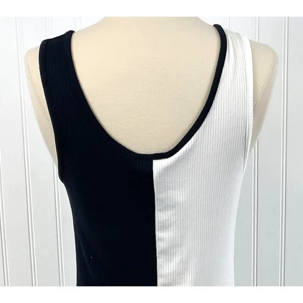Tommy Jeans Tank Dress Womens Size Small‎ Ribbed Colorblock Preppy Coastal - Image 8