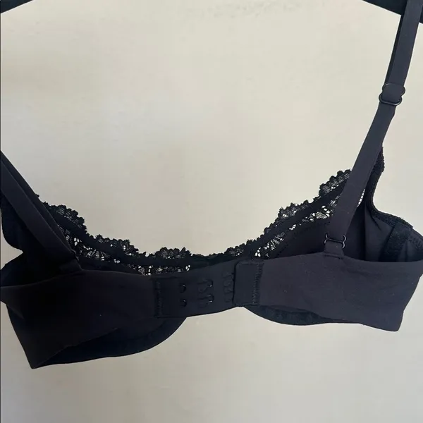 Skims Fits Everybody unlined underwire Lace Scoop Bra Onyx Black NWT 30B - Image 5