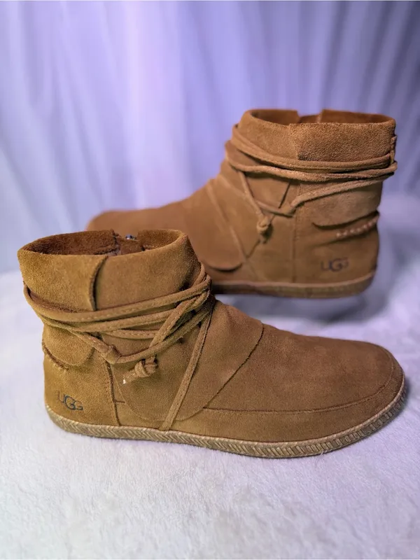 UGG Men's Chestnut/Tan Suede Ankle Boots - Image 4