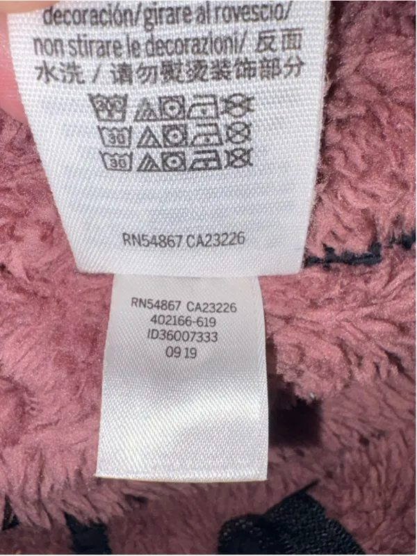 PINK Victoria's Secret Sherpa Teddy Half Zip Pullover Jacket In Rose Size XL - Image 9