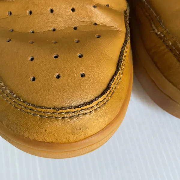 Nike Court Borough Mid 2 GS Wheat Brown High Top Sneakers 6Y Womens 7.5 - Image 7