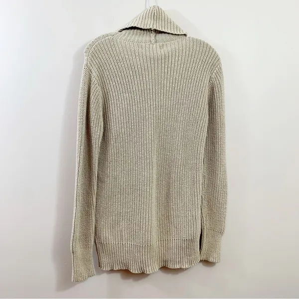 Abercrombie & Fitch Knit Mock Neck Tan Sweater - Image 4