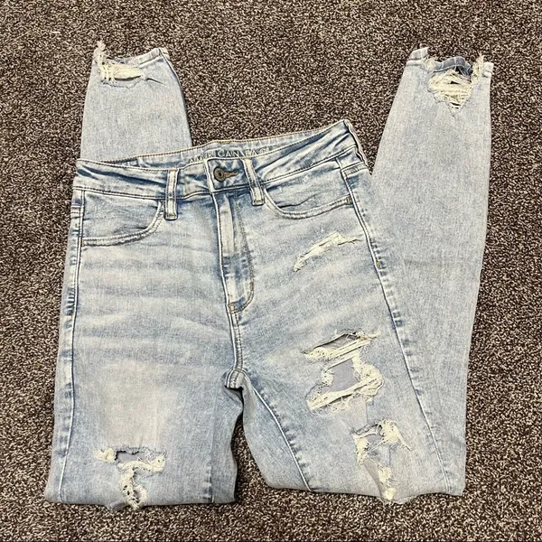 American Eagle Ne(X)T Level Ripped Super High-Waisted Jegging - Image 2