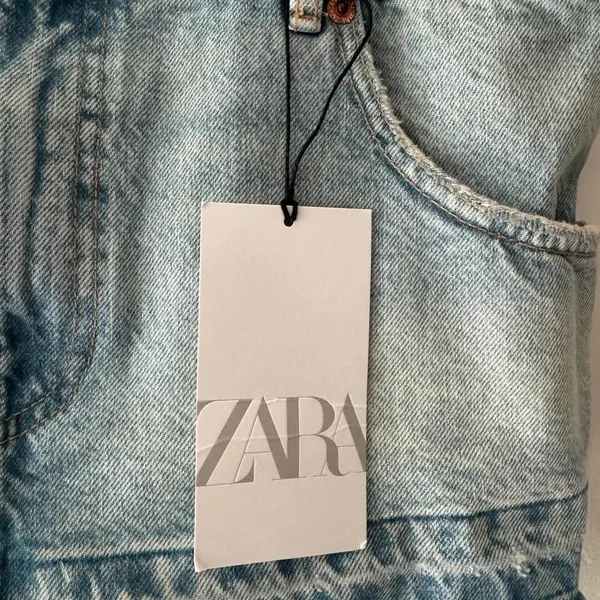 NEW! Zara Denim‎ Skirt Effect Crop Top - Image 8
