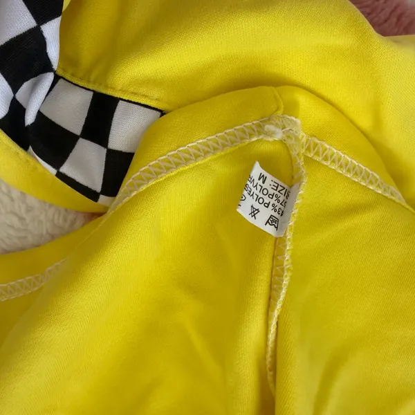 🔥🏁 BRAND NEW Race Day Baddie 5-Piece Set – Checkered & Neon Yellow Medium 🏁🔥 - Image 10