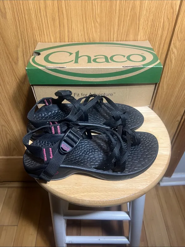 Chacos Black Adjustable Strap Sport Sandals - Image 5