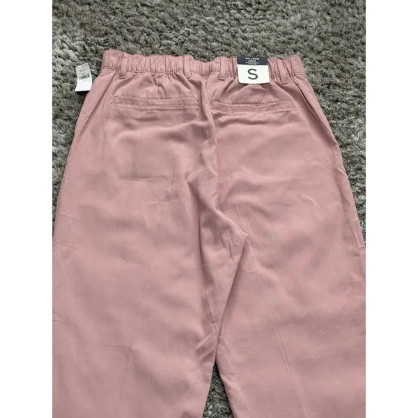 GAP 90s Loose Women’s High Rise Wide Leg Trousers Pink Size S Coastal Boho NWT - Image 4