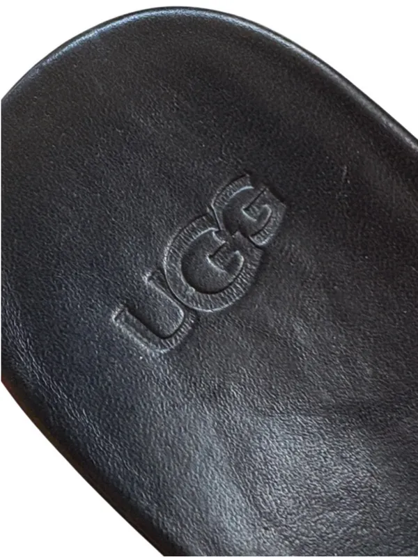EUC UGG Leather Zanyne Criss Cross Sandals Black Size 9 - Image 2