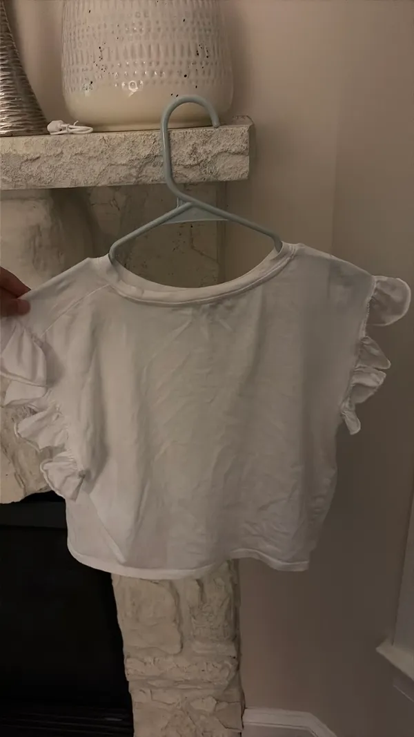 ZARA Ruffle Tee - Image 3