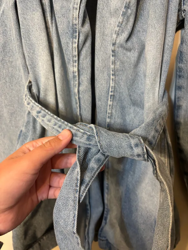 Vici Denim Blazer Dress - Image 6