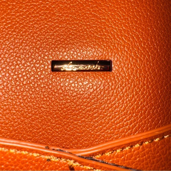 Lovevook Brown Leather Tote‎ Bag Tan - Image 7