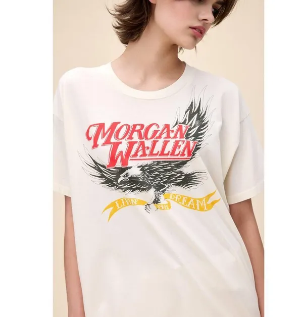 DAYDREAMER Morgan Wallen Livin the Dream Merch Tee Size M New w/o Tag MSRP $85 - Image 4