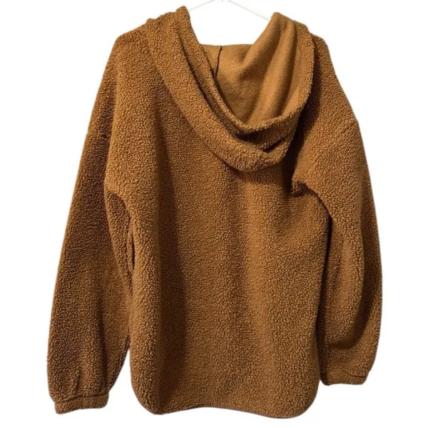 Old Navy Fleece Women Jacket Size Small Long Sleeve Full Zip Winter Preppy READ‎ - Image 2